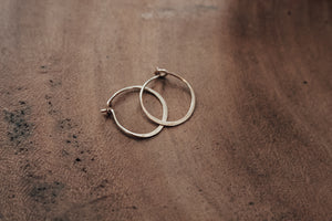 Handcrafted 9ct Solid Gold Hoops