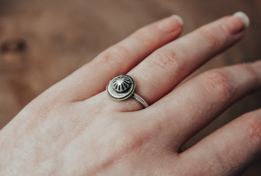 mixed metal stacking ring
