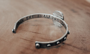 Textured Sea Glass Cuff