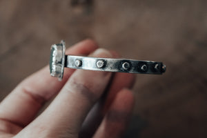 Textured Sea Glass Cuff