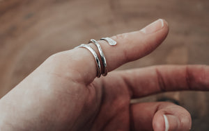 Silver Spiral Ring