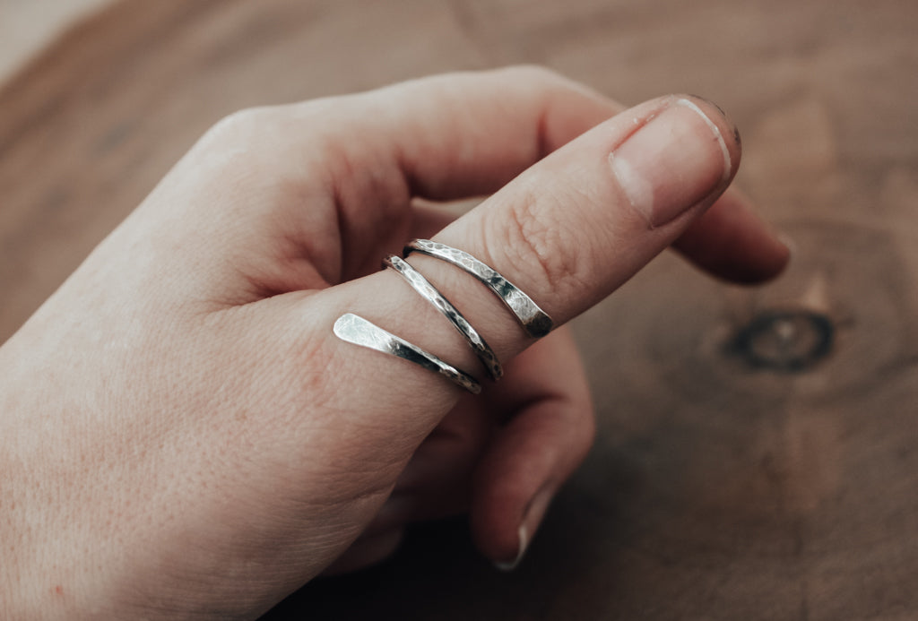 Silver Spiral Ring