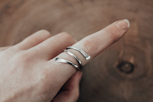 Silver Spiral Ring