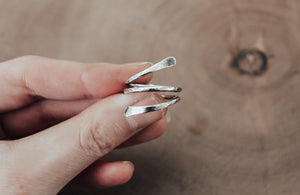 Silver Spiral Ring