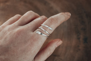 Silver Spiral Ring