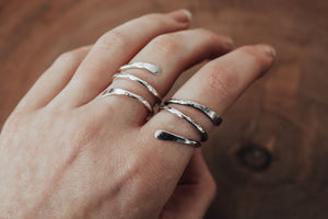 Silver Spiral Ring
