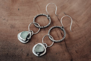 Sea Glass Adornment Earrings